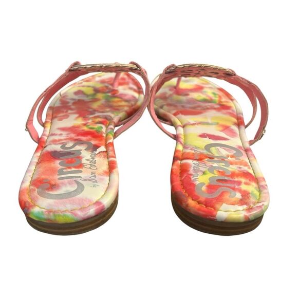 Circus by Sam Edelman Clara Flip Flop Sandals Womens 11M Pink Patent Flat Shoes - Picture 4 of 7